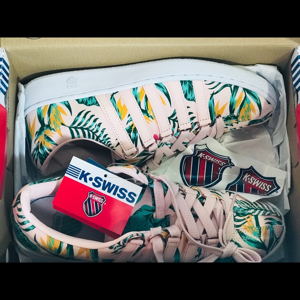 Kswiss tropical print sneakers nwb sz 10.5M